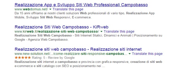 Например, если вы предлагаете услуги веб-разработки в Риме, а ваш бизнес работает в Риме, важно сообщить потенциальным клиентам, указав местоположение в ключевом слове в данном случае при разработке веб-сайта в Риме