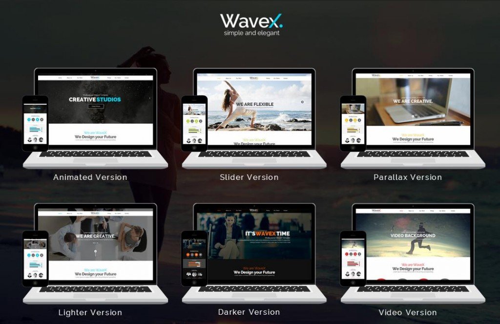 Wavex   Видео Фон Темы WordPress