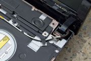 Analizowanie HP ProBook 4320s: jeden z głośników