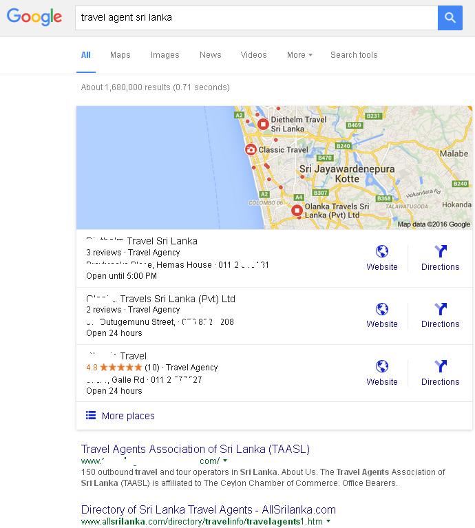 Список карт Google (Топ рейтинга в локальных списках Google)